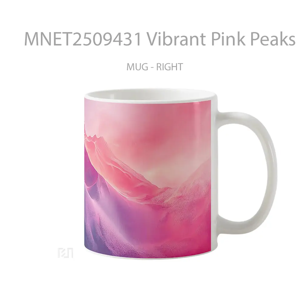 Vibrant Pink Peaks Mug MNET2509431