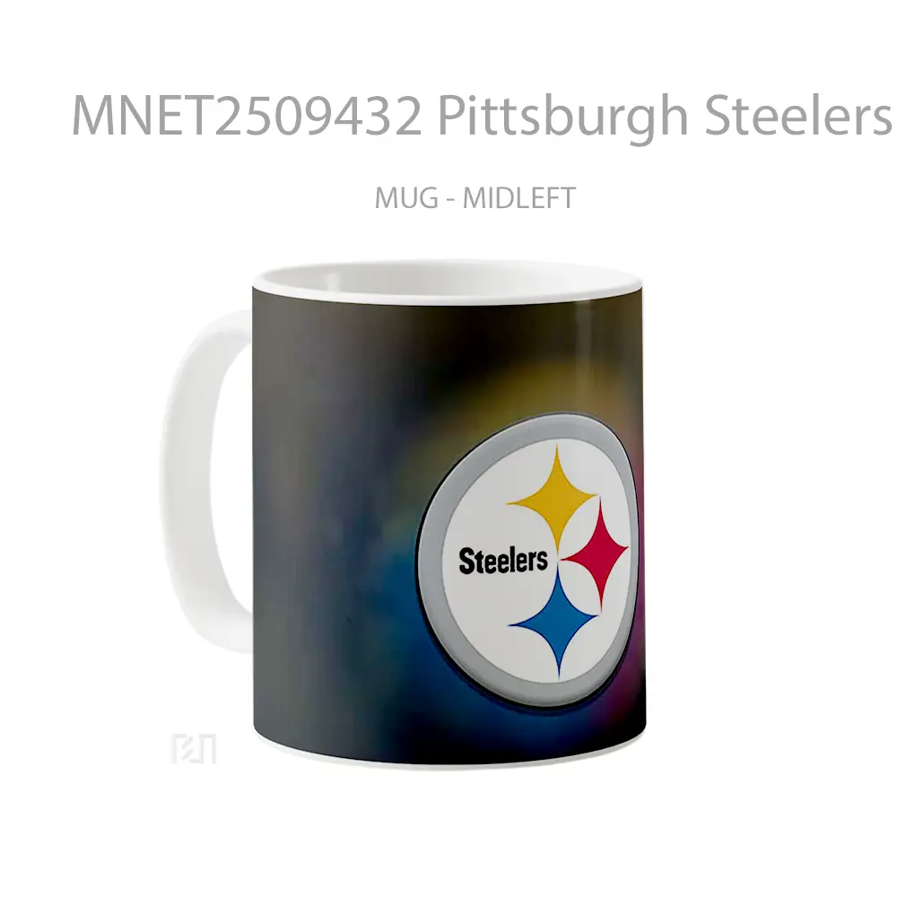 Pittsburgh Steelers Logo Dark Mug MNET2509432 - All-side / Desain