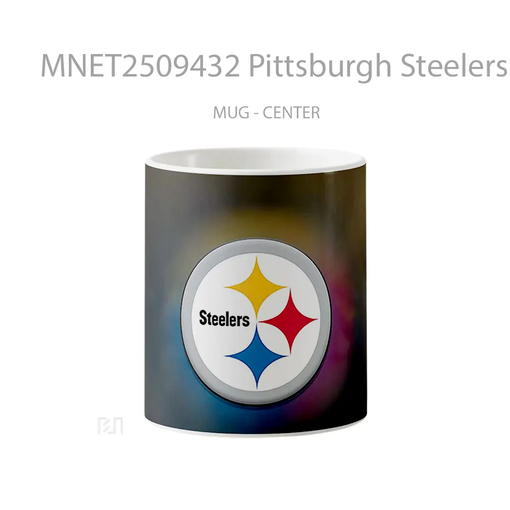 Pittsburgh Steelers Logo Dark Mug MNET2509432 - All-side / Desain