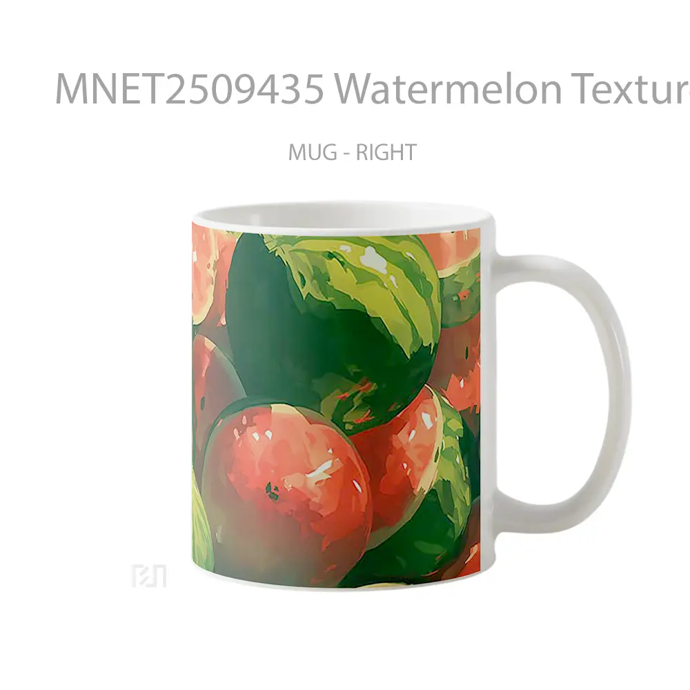 Watermelon Texture Illustration Mug MNET2509435