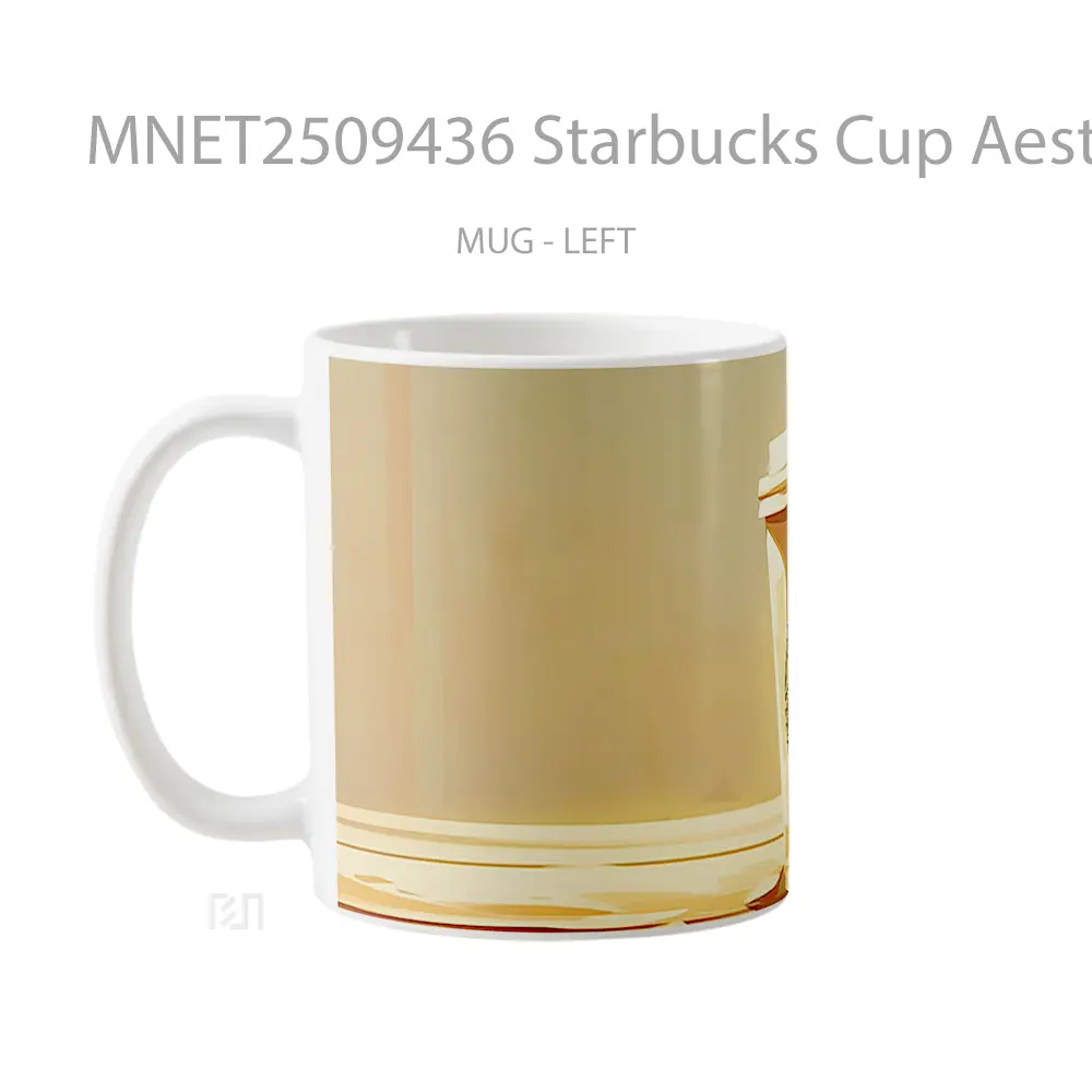 Starbucks Cup Aesthetic Art Mug MNET2509436 - All-side / Desain