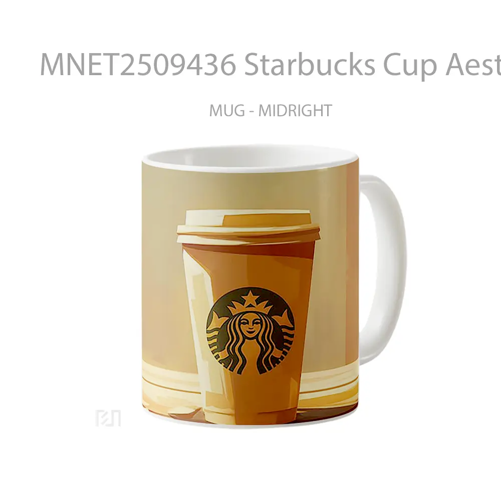Starbucks Cup Aesthetic Art Mug MNET2509436 - All-side / Desain