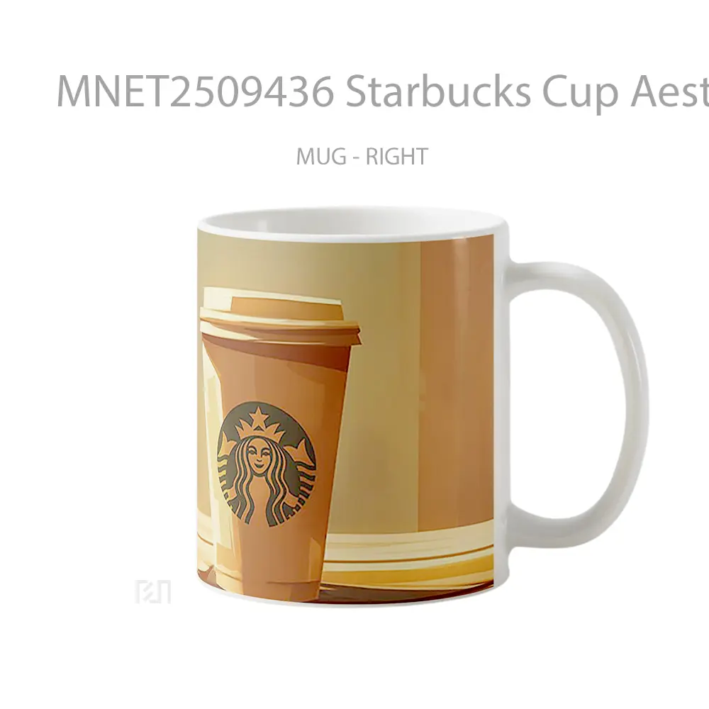 Starbucks Cup Aesthetic Art Mug MNET2509436