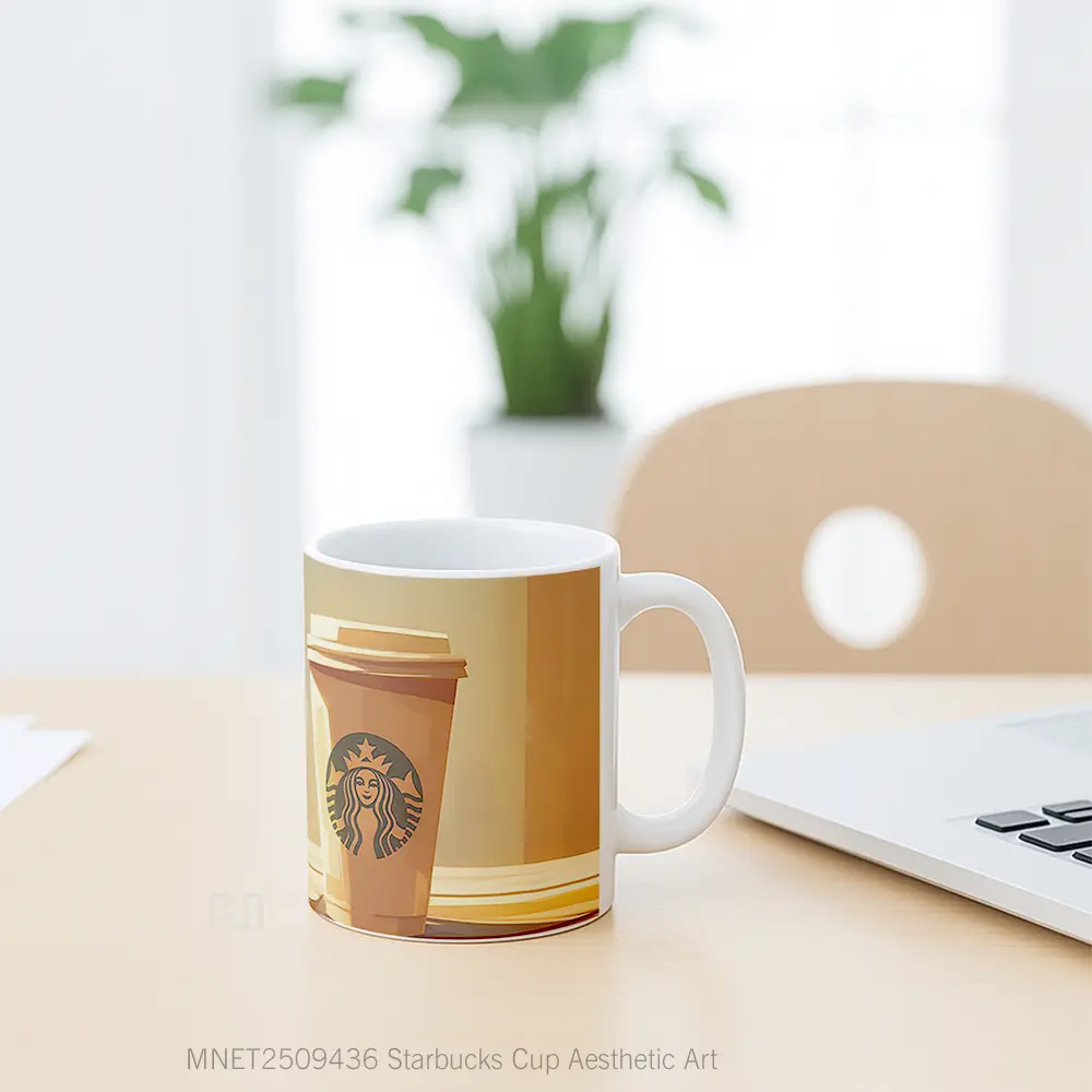Starbucks Cup Aesthetic Art Mug MNET2509436 - All-side / Desain