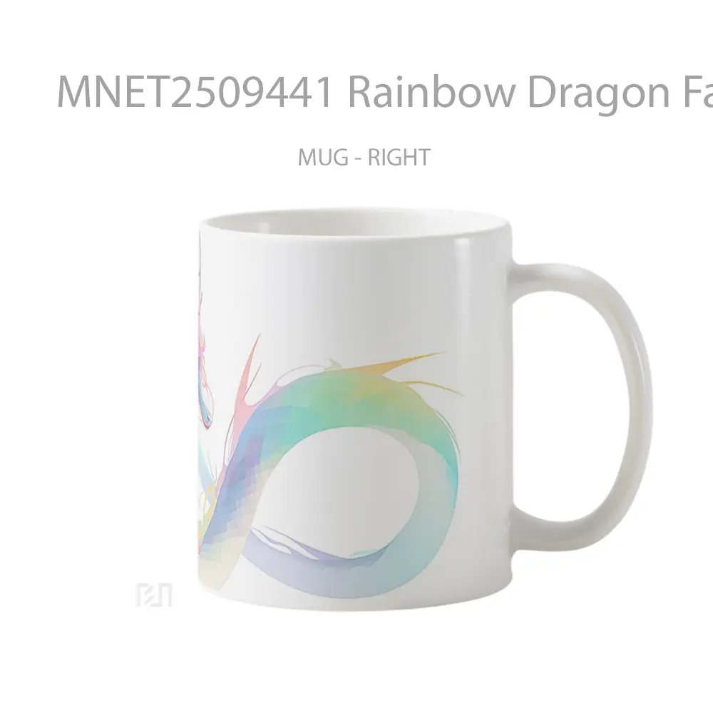 Rainbow Dragon Fantasy Art Mug MNET2509441