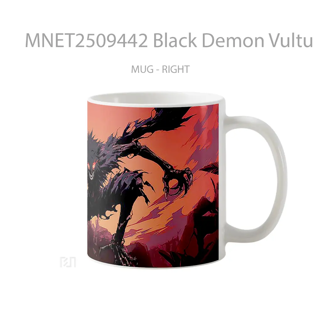 Black Demon Vulture Anime Mug MNET2509442