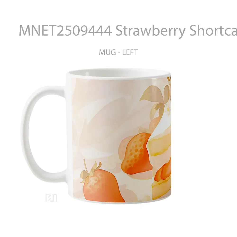 Strawberry Shortcake Dessert Mug MNET2509444 - All-side / Desain