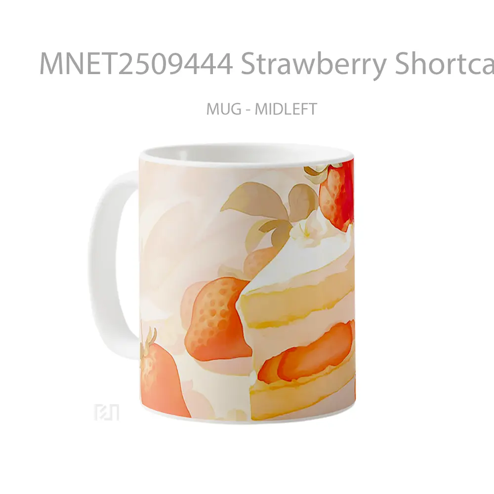 Strawberry Shortcake Dessert Mug MNET2509444 - All-side / Desain