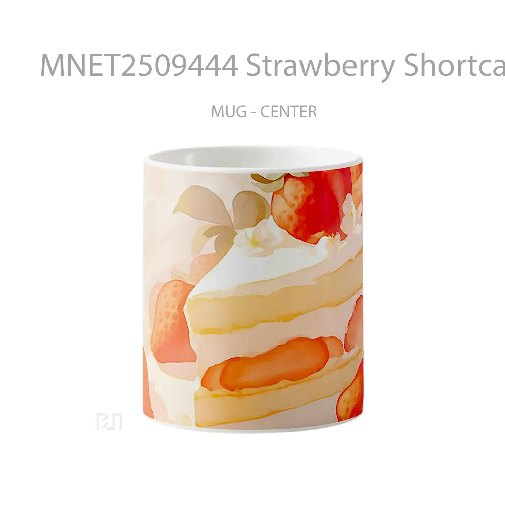 Strawberry Shortcake Dessert Mug MNET2509444 - All-side / Desain