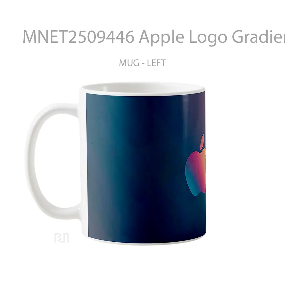 Apple Logo Gradient Mug MNET2509446 - All-side / Desain