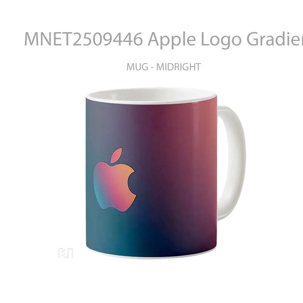 Apple Logo Gradient Mug MNET2509446 - All-side / Desain