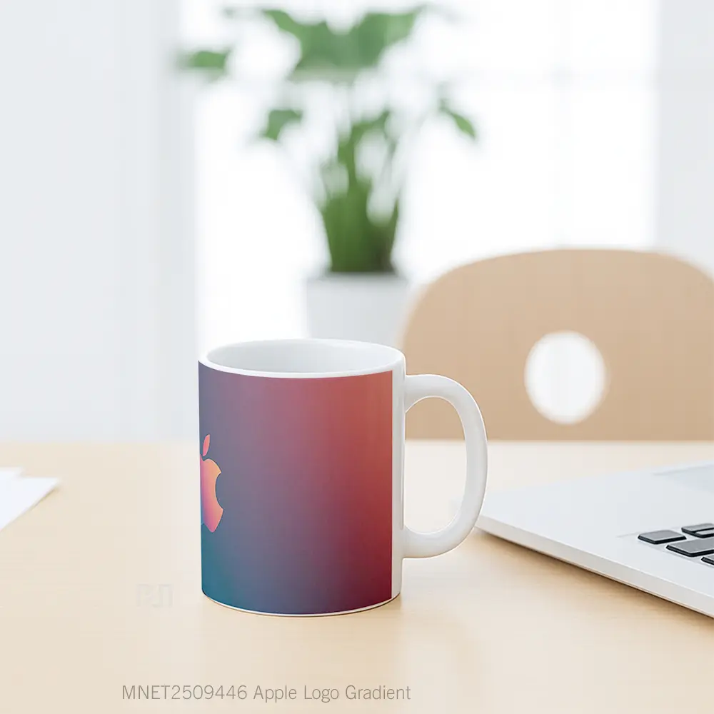 Apple Logo Gradient Mug MNET2509446 - All-side / Desain