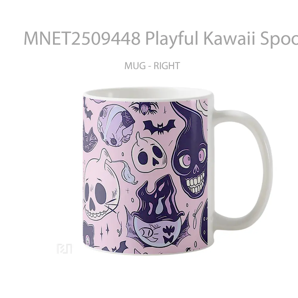 Playful Kawaii Spooky Contrast Mug MNET2509448