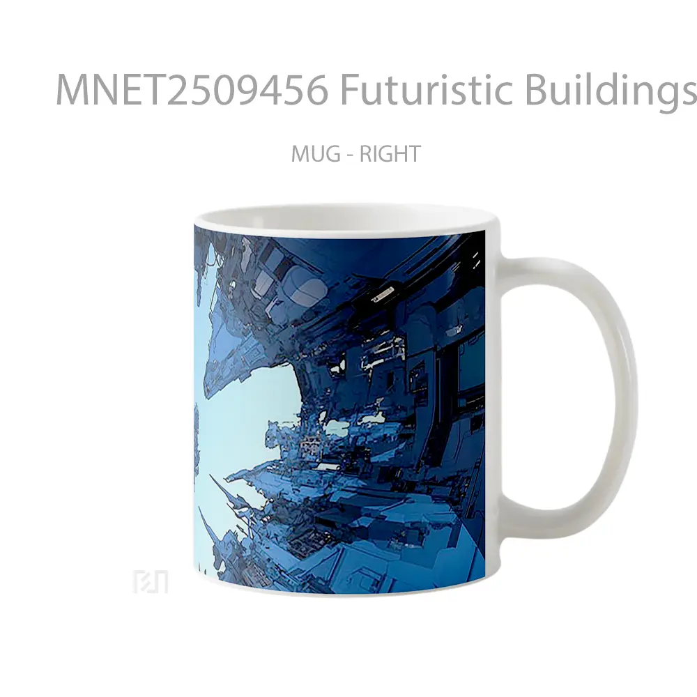Futuristic Buildings Skyline Mug MNET2509456