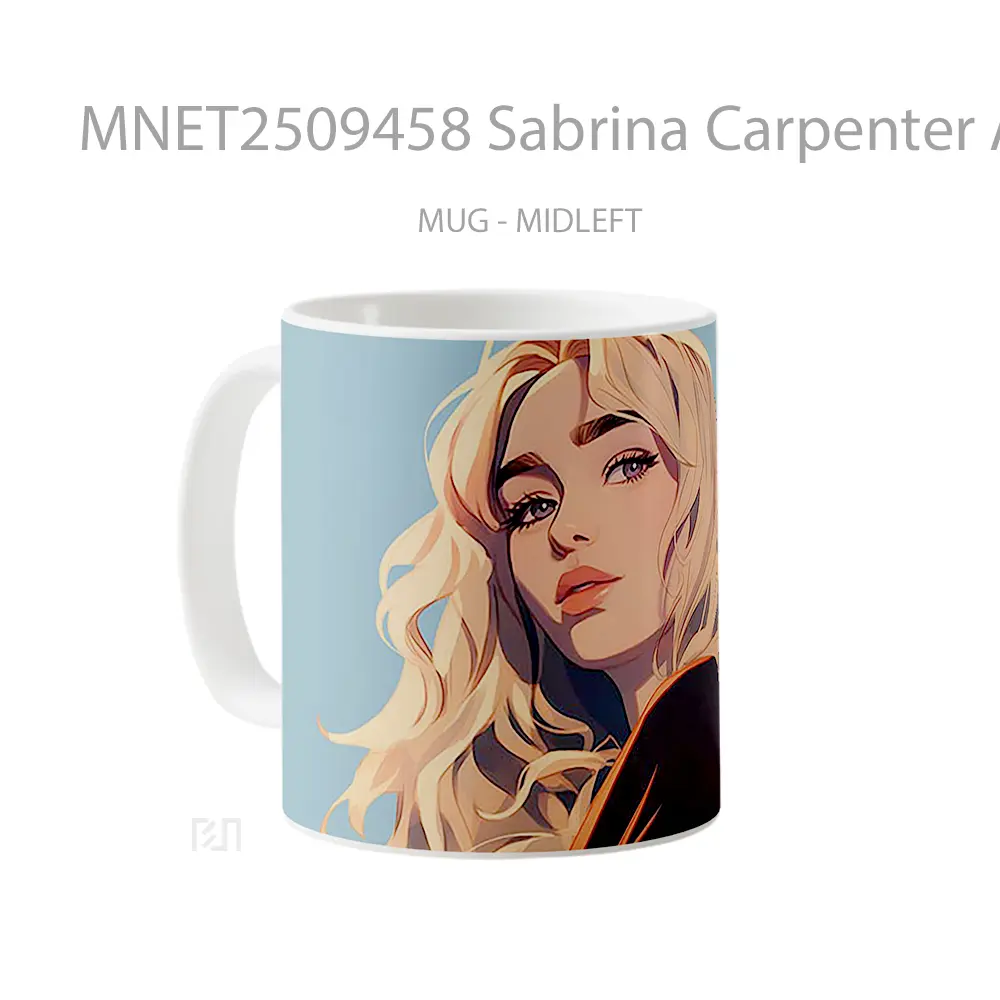 Sabrina Carpenter Artistic Portrait Mug MNET2509458 - All-side / Desain