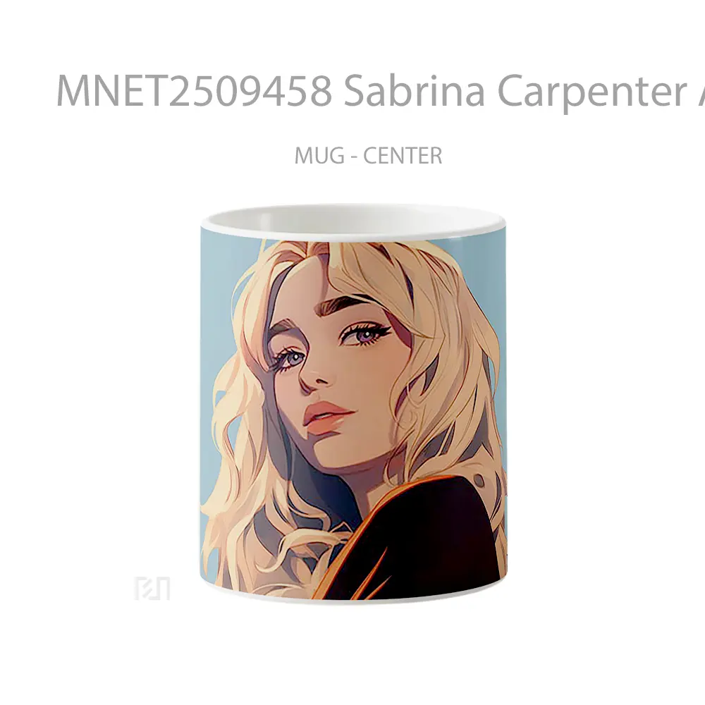 Sabrina Carpenter Artistic Portrait Mug MNET2509458 - All-side / Desain