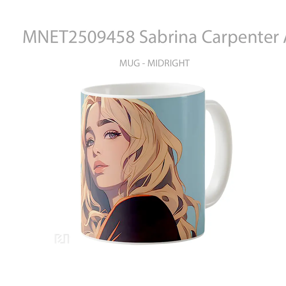 Sabrina Carpenter Artistic Portrait Mug MNET2509458 - All-side / Desain