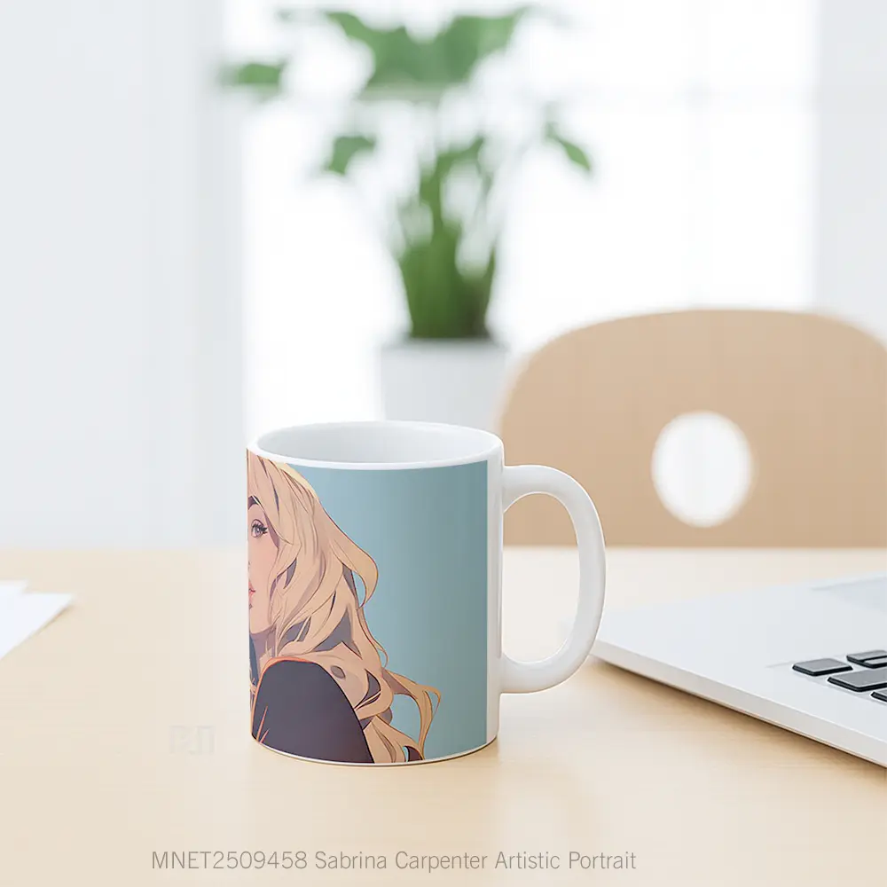Sabrina Carpenter Artistic Portrait Mug MNET2509458 - All-side / Desain