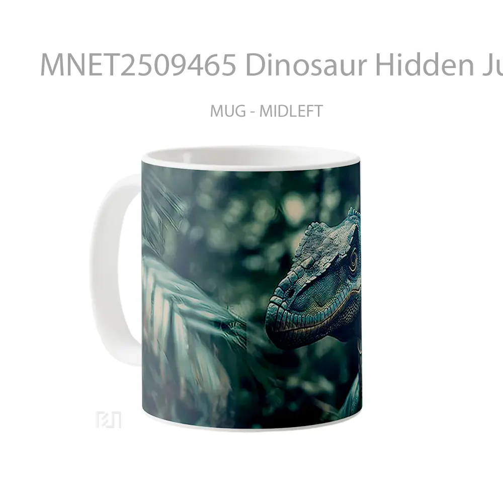 Dinosaur Hidden Jungle Mug MNET2509465 - All-side / Desain
