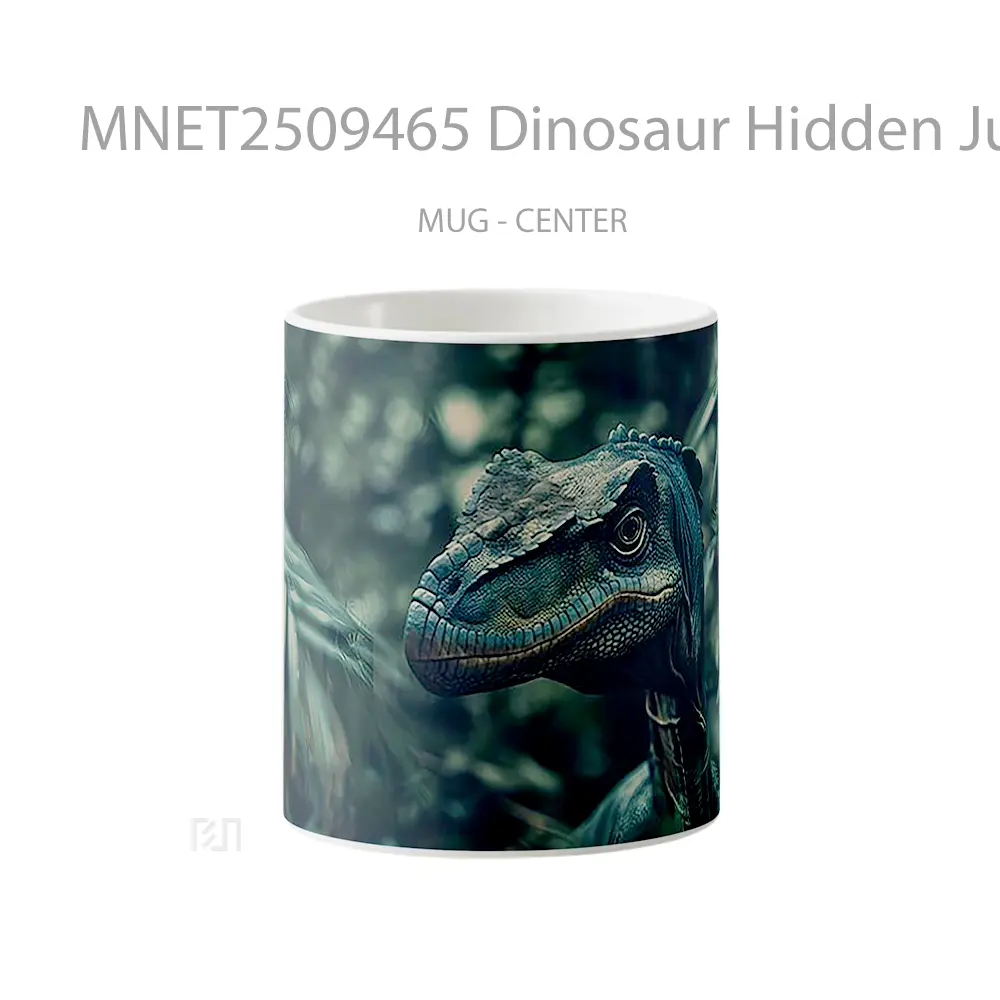 Dinosaur Hidden Jungle Mug MNET2509465 - All-side / Desain