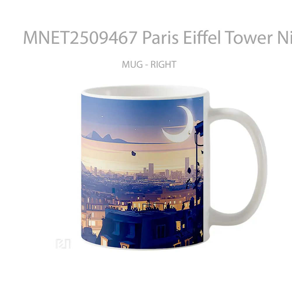 Paris Eiffel Tower Night Mug MNET2509467