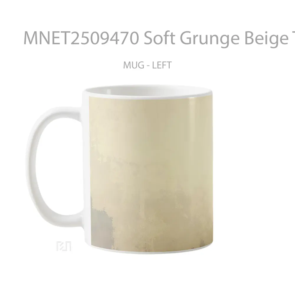 Soft Grunge Beige Texture Mug MNET2509470 - All-side / Desain