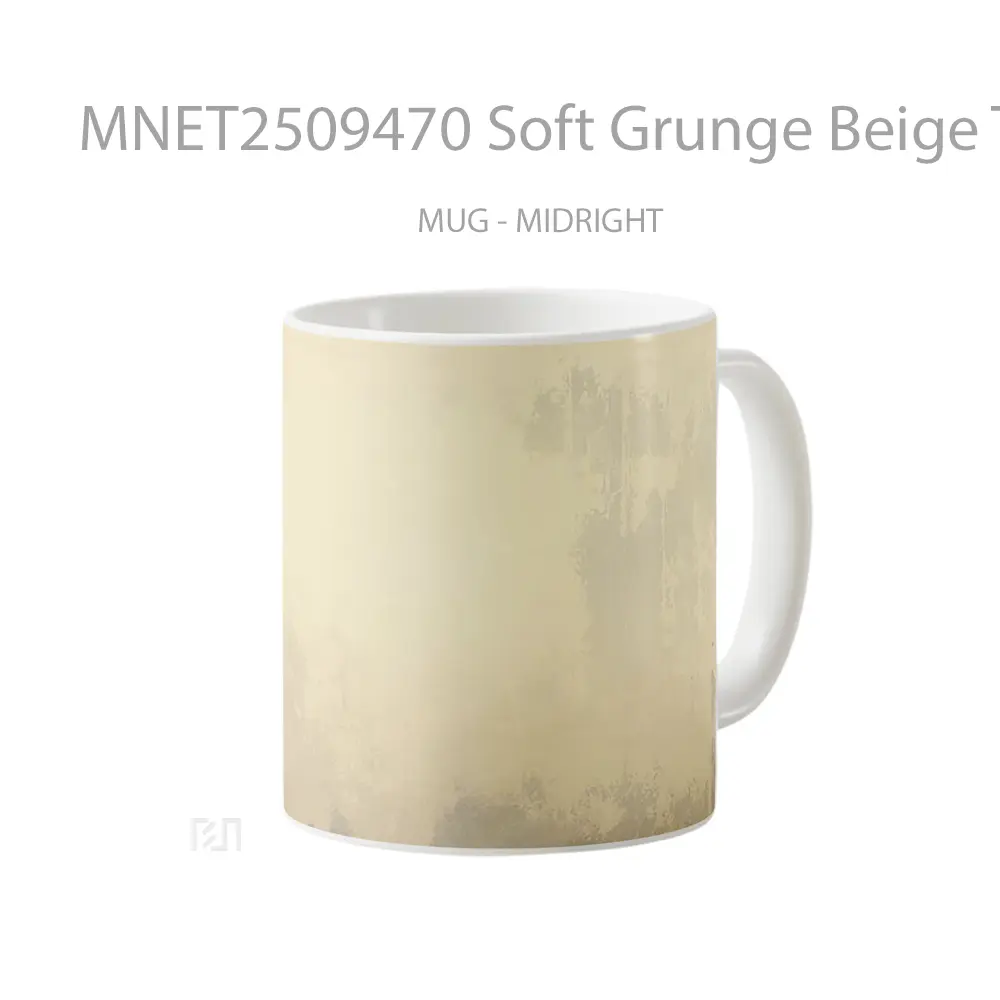 Soft Grunge Beige Texture Mug MNET2509470 - All-side / Desain