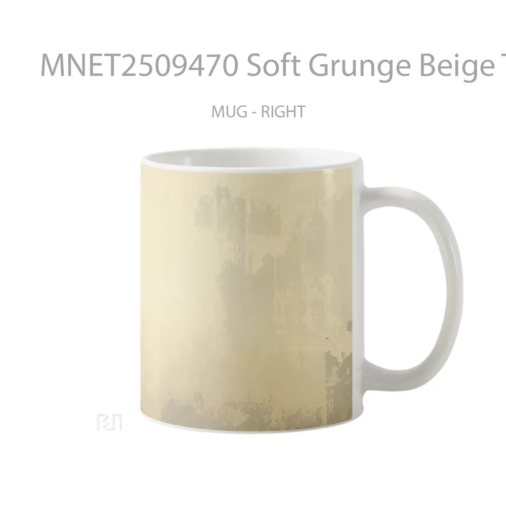 Soft Grunge Beige Texture Mug MNET2509470
