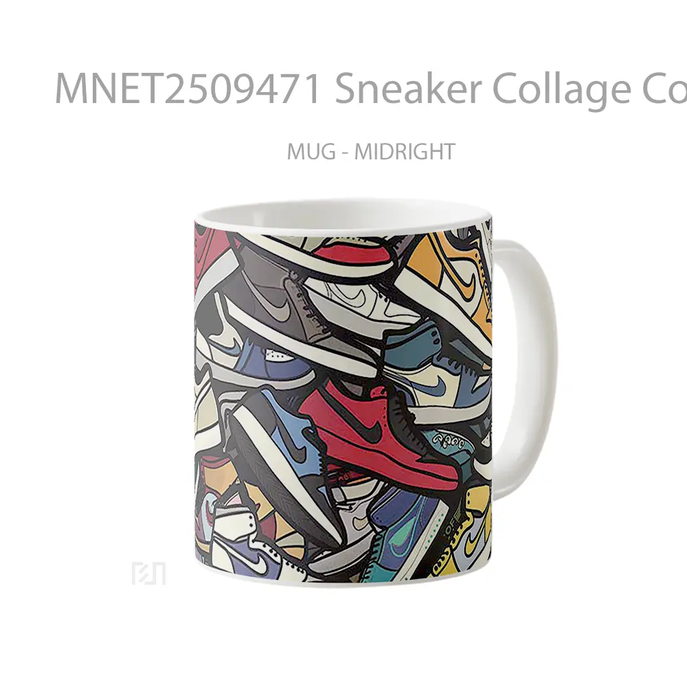 Sneaker Collage Colorful Mug MNET2509471 - All-side / Desain
