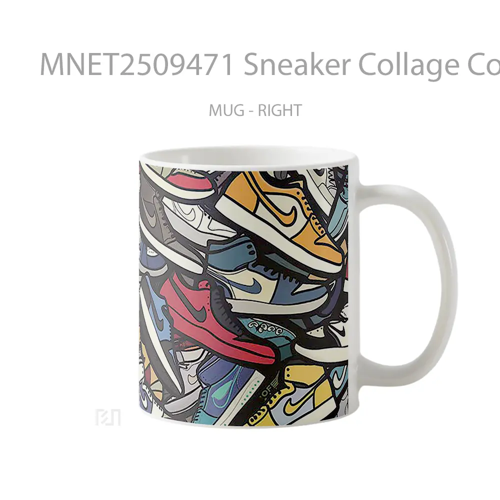 Sneaker Collage Colorful Mug MNET2509471