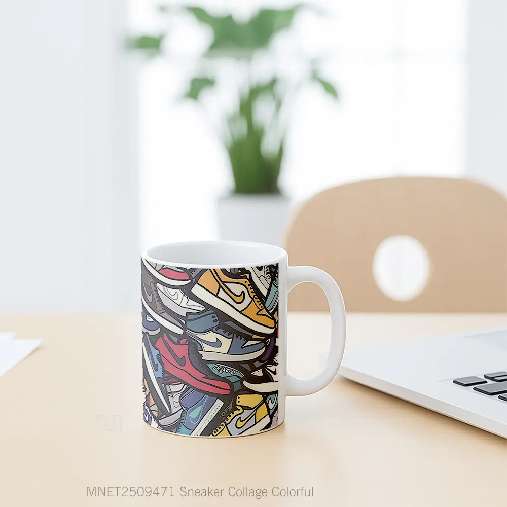 Sneaker Collage Colorful Mug MNET2509471 - All-side / Desain
