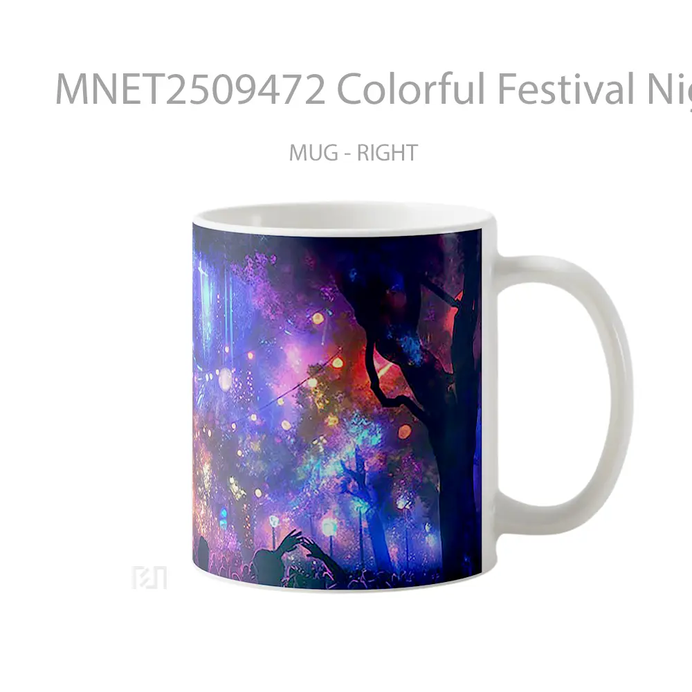 Colorful Festival Night Party Mug MNET2509472