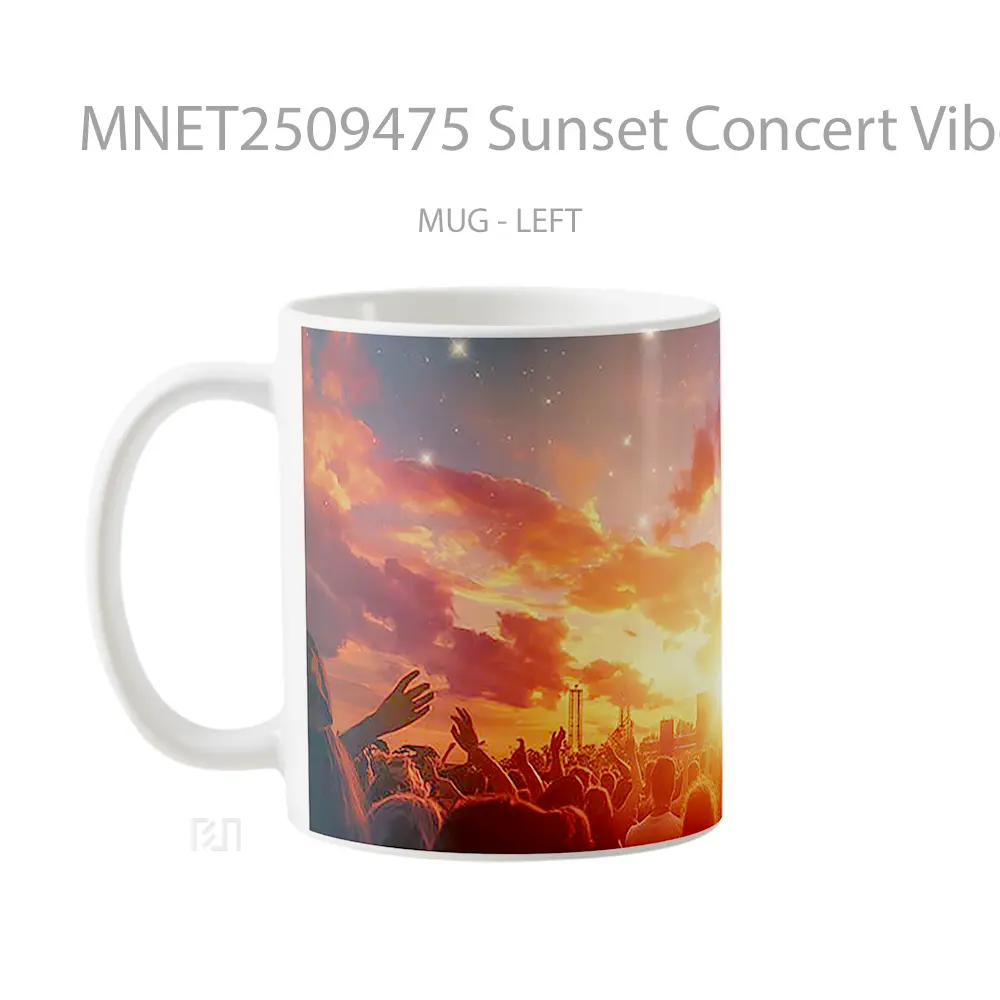 Sunset Concert Vibes Mug MNET2509475 - All-side / Desain