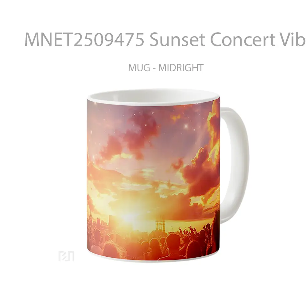 Sunset Concert Vibes Mug MNET2509475 - All-side / Desain