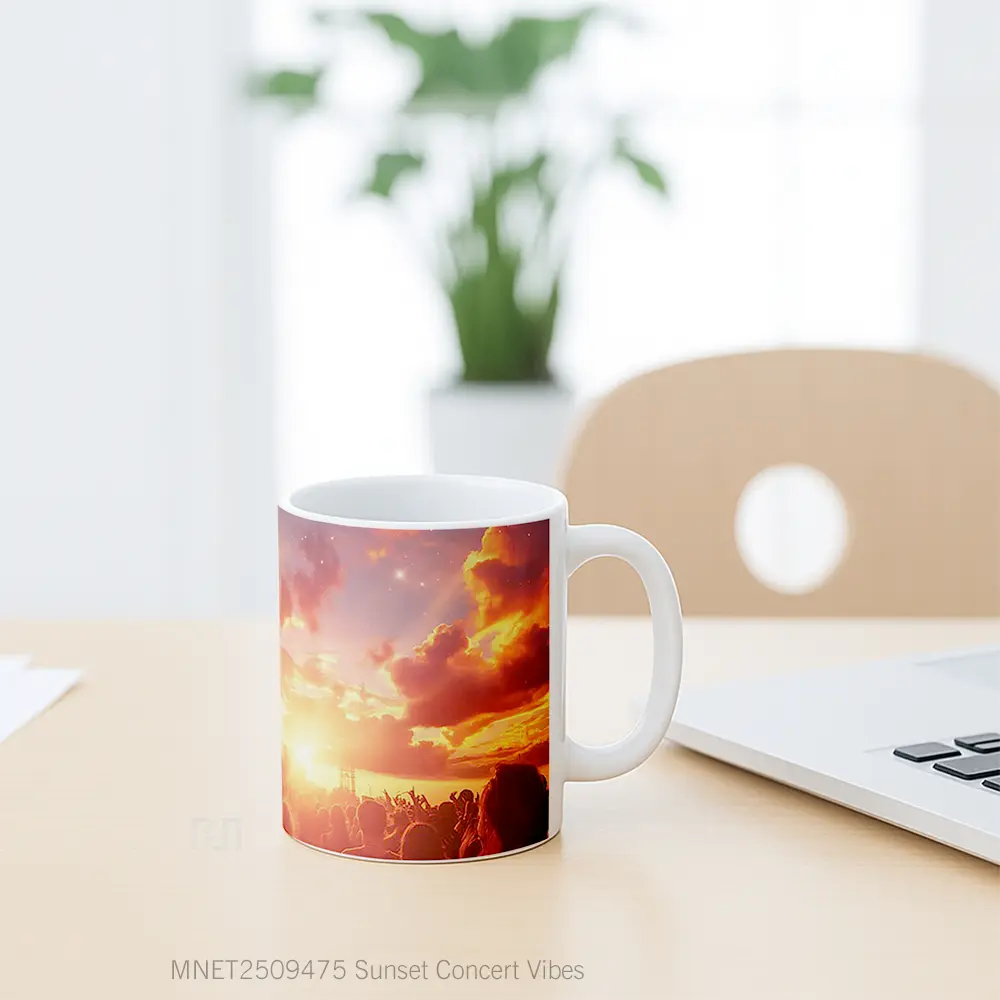 Sunset Concert Vibes Mug MNET2509475 - All-side / Desain