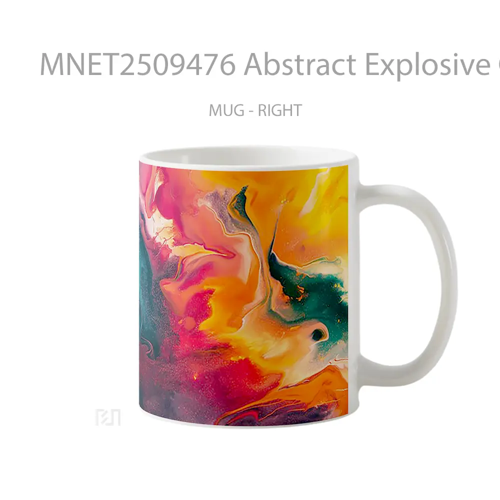Abstract Explosive Colors Mug MNET2509476