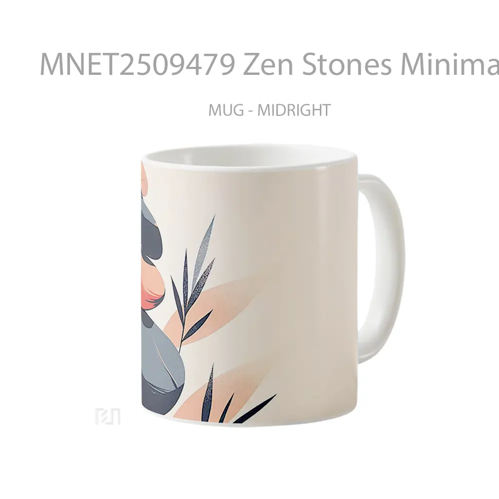 Zen Stones Minimalist Balance Mug MNET2509479 - All-side / Desain