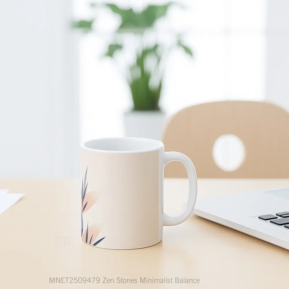 Zen Stones Minimalist Balance Mug MNET2509479 - All-side / Desain