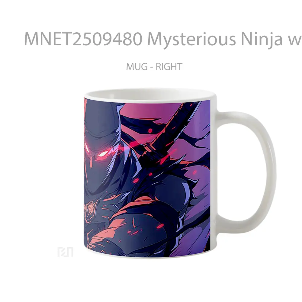Mysterious Ninja With Red Eyes Mug MNET2509480