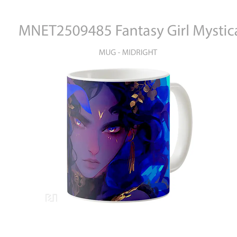 Fantasy Girl Mystical Gaze Mug MNET2509485 - All-side / Desain