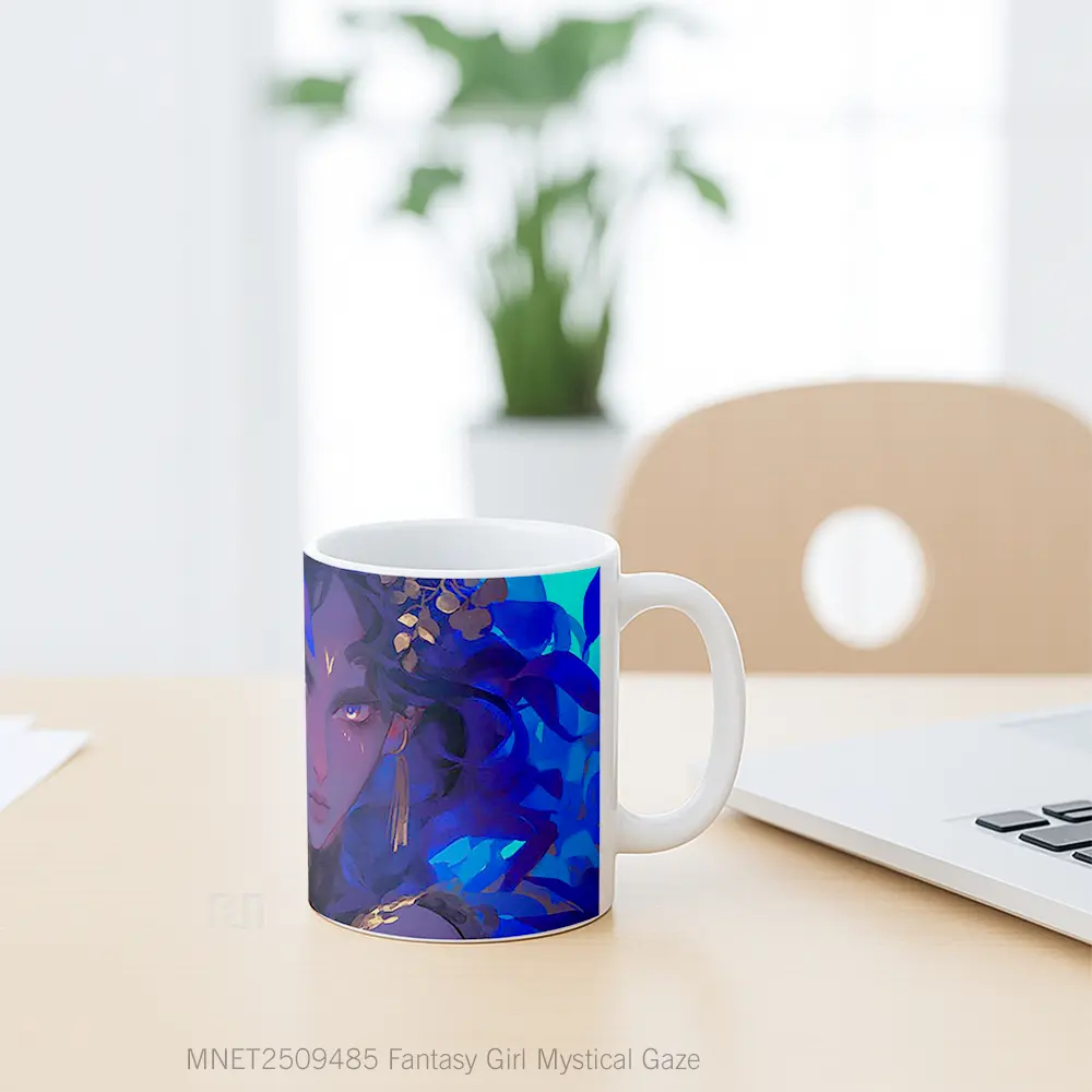 Fantasy Girl Mystical Gaze Mug MNET2509485 - All-side / Desain