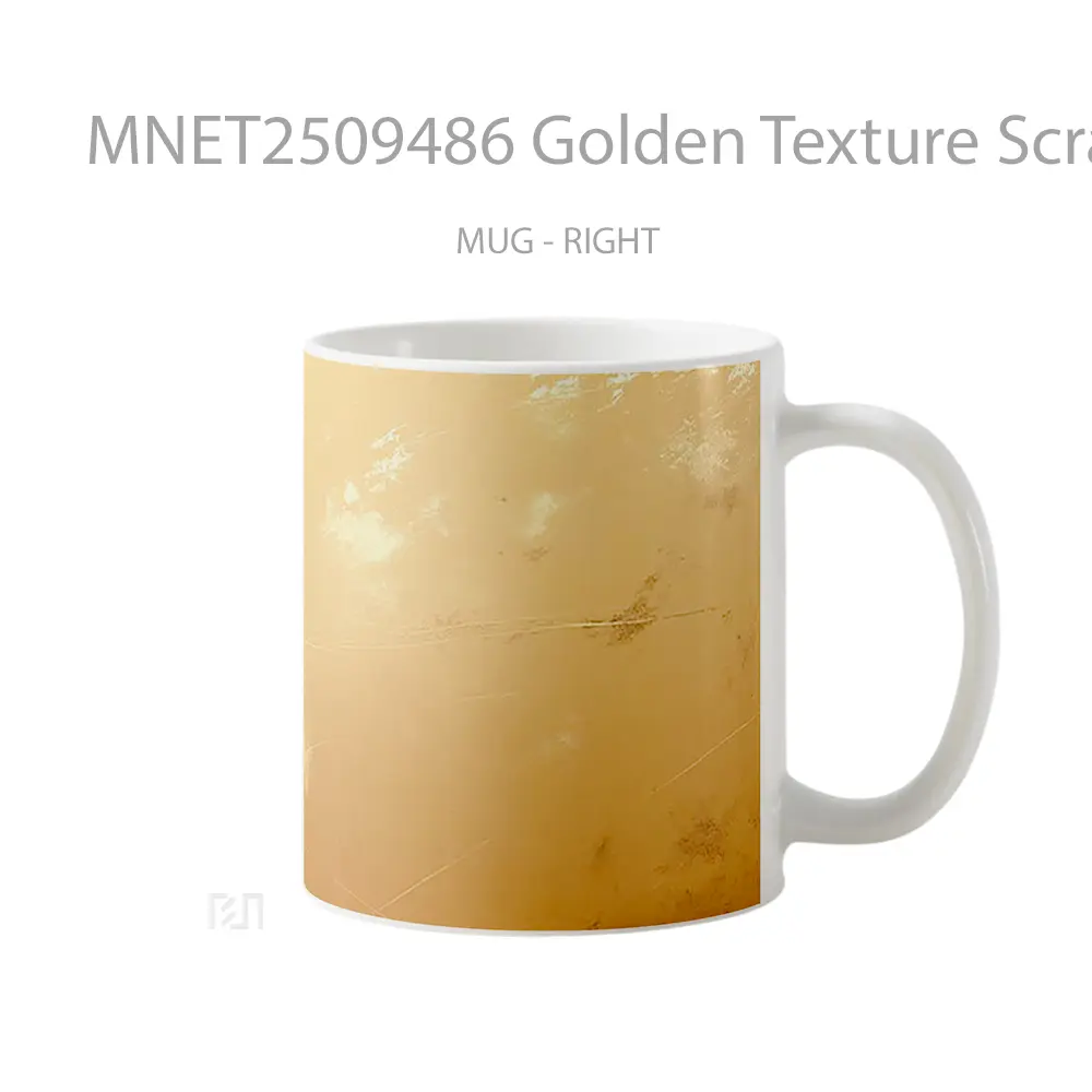 Golden Texture Scratched Surface Mug MNET2509486