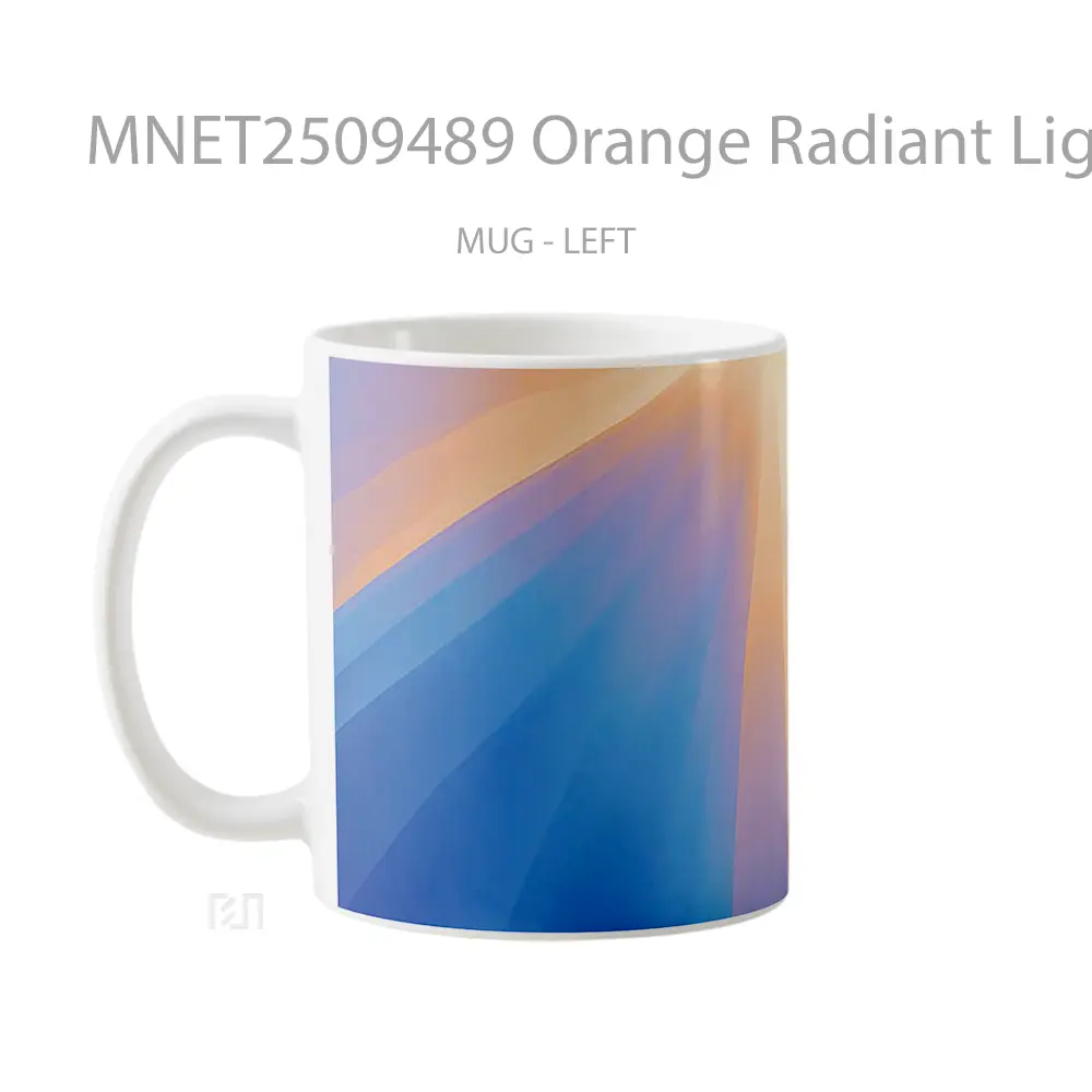 Orange Radiant Light Sequoia Mug MNET2509489 - All-side / Desain