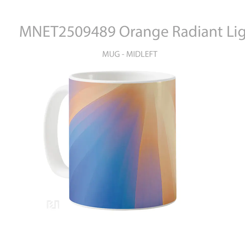 Orange Radiant Light Sequoia Mug MNET2509489 - All-side / Desain