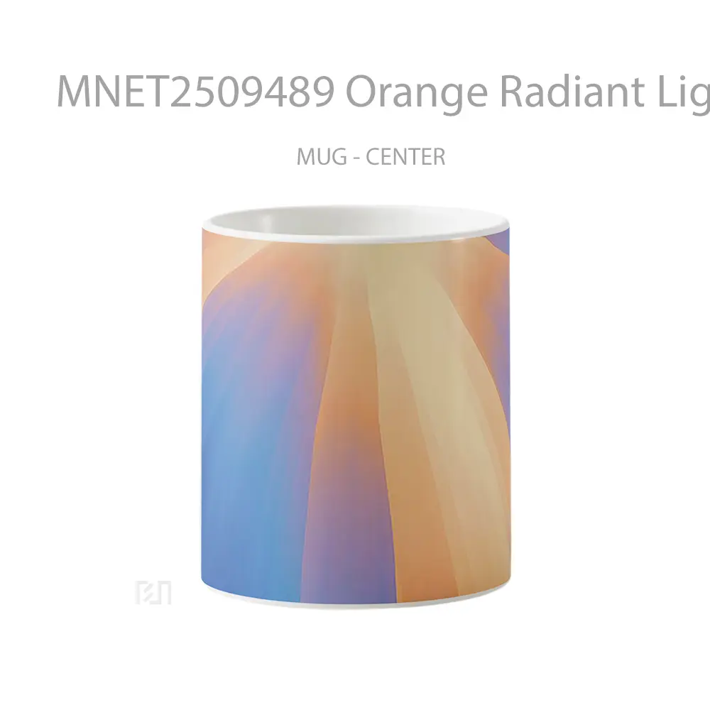 Orange Radiant Light Sequoia Mug MNET2509489 - All-side / Desain
