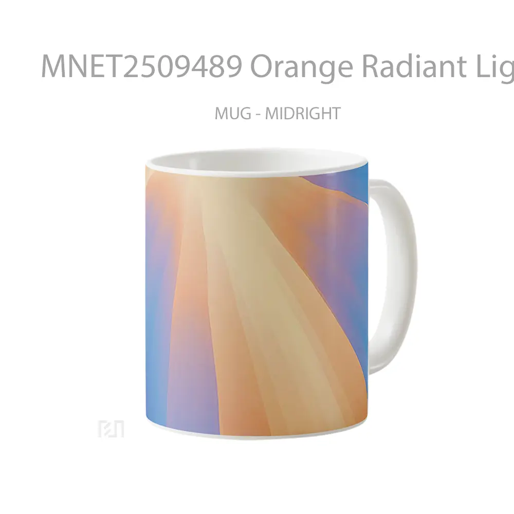 Orange Radiant Light Sequoia Mug MNET2509489 - All-side / Desain