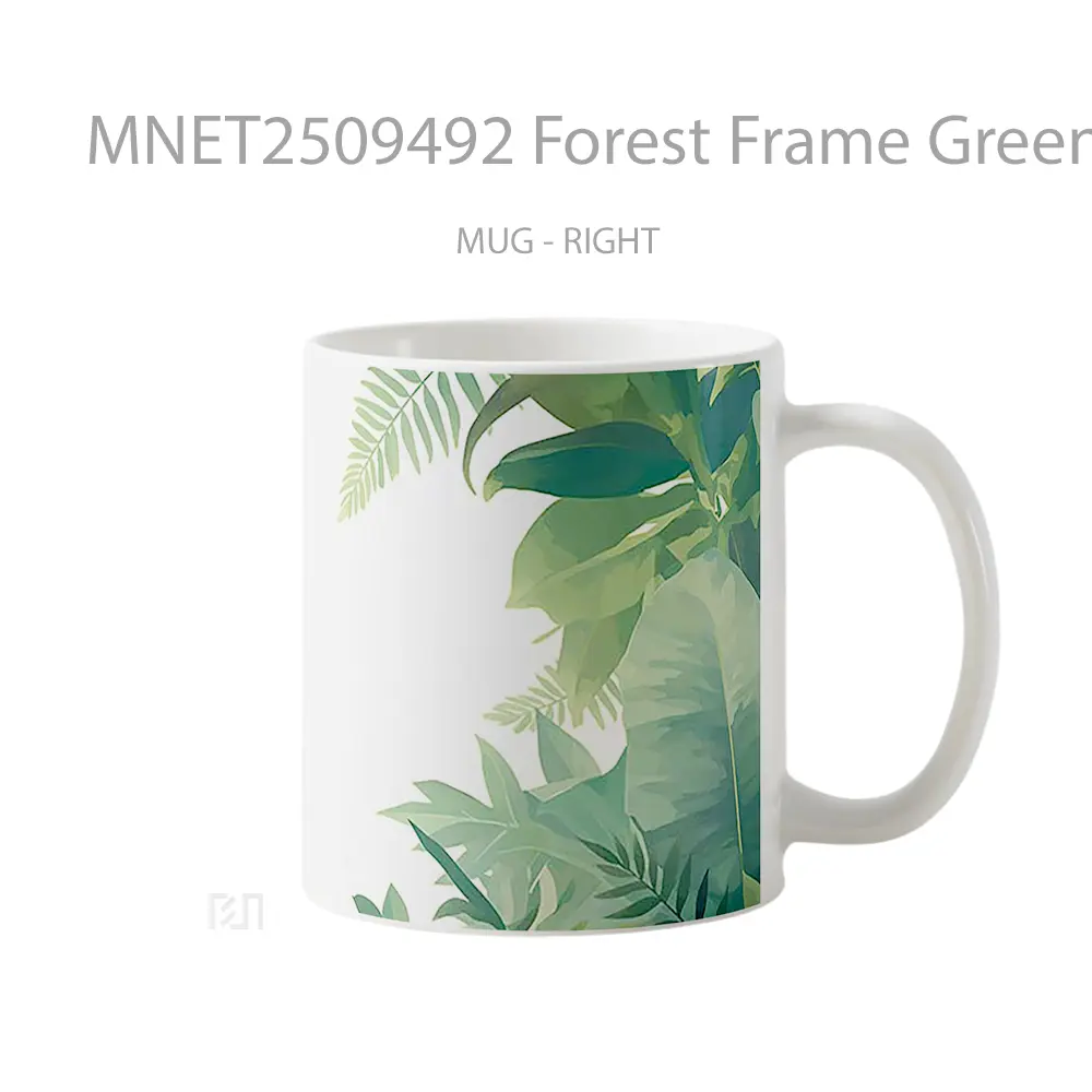 Forest Frame Green Leaves Mug MNET2509492