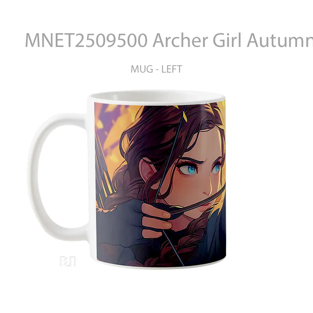 Archer Girl Autumn Forest Mug MNET2509500 - All-side / Desain