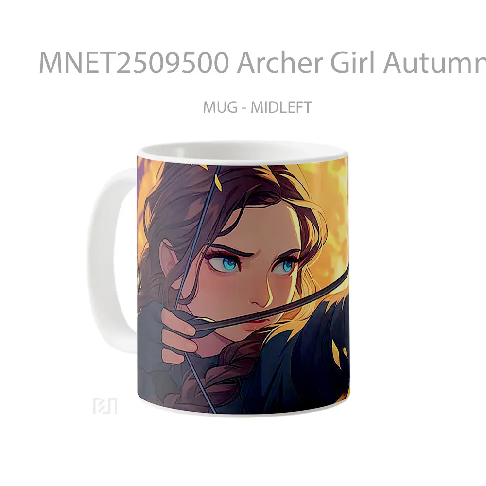 Archer Girl Autumn Forest Mug MNET2509500 - All-side / Desain