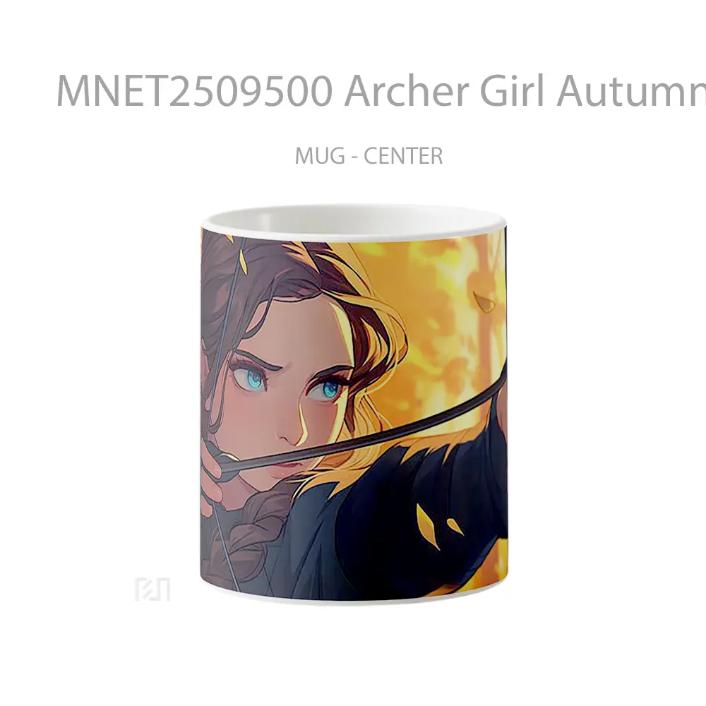 Archer Girl Autumn Forest Mug MNET2509500 - All-side / Desain